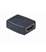 Kab. redukce HDMI-HDMI F/F,zlacené kontakty, černá