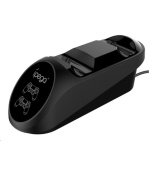 BAZAR - iPega dokovací stanice 9180 Double Charger pro gamepady PS4, černá - Poškozený obal (Komplet)