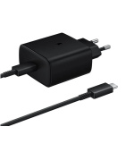 Samsung cestovní nabíječka EP-T4511XBE, Fast Charging 45W, USB-C + datový kabel USB-C, černá