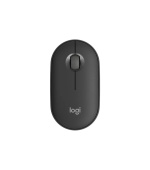 Logitech Pebble Mouse 2 M350s/Cestovní/Optická/4 000 DPI/Bezdrátová Bluetooth/Grafitová