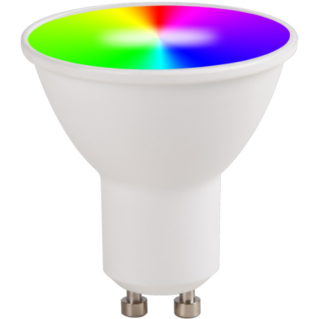 iGET HOME BS2 - Wi-Fi LED žárovka 5.5W RGB, CCT, GU10, stmívatelná, samostatná