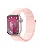 APPLE Watch Series 9 GPS 45mm Pink Aluminium Case with Light Pink Sport Loop