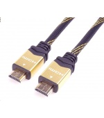 PREMIUMCORD Kabel HDMI 2.0 High Speed + Ethernet kabel HQ, zlacené konektory, 5m