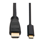 Tripplite Adaptér USB-C / HDMI (Samec/Samec), 4K 60Hz, 4:4:4, HDCP 2.2, černá, 1.8m