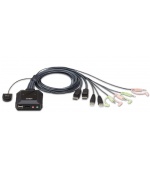 ATEN 2-port DisplayPort KVM, audio