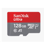 SanDisk MicroSDXC karta 128GB Ultra (140 MB/s, A1 Class 10 UHS-I) + adaptér