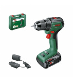 BOSCH UniversalDrill 18V-60 akumulátorový vrtací šroubovák, 60 Nm, 13mm rychloupínací sklíčidlo, 1x akumulátor PBA 18V 2